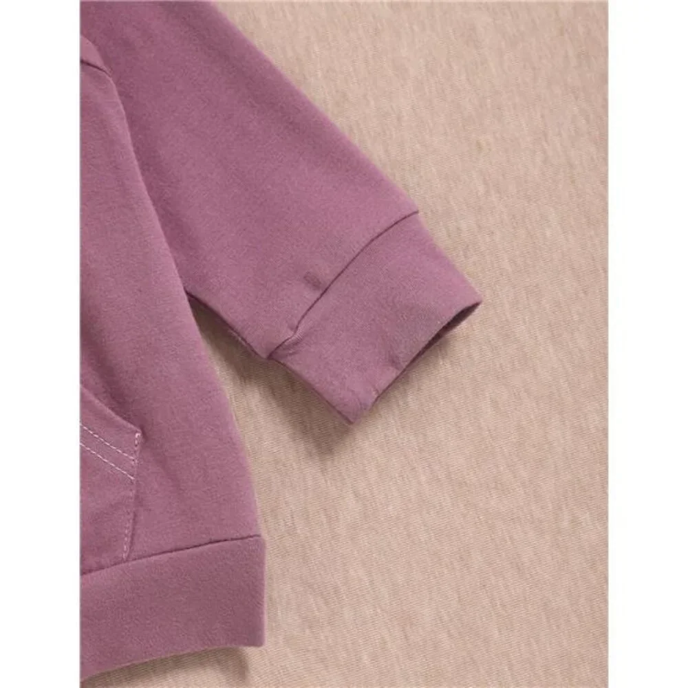 Baby Girl Fall Hoodie Tops Floral Pant with‎ Cute Headband Baby Girl Dresses